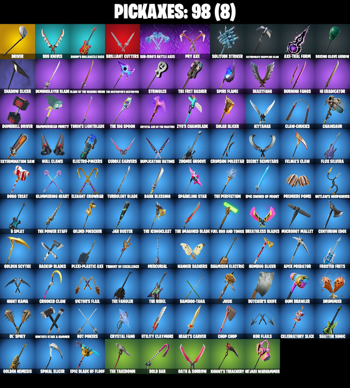 pickaxes comp
