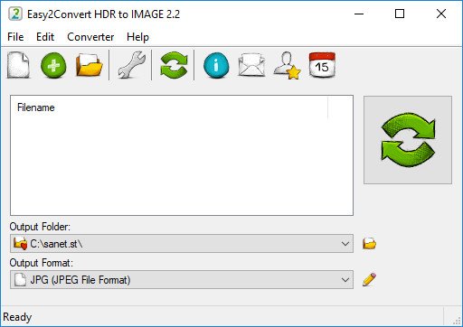 Easy2Convert HDR to IMAGE 2.5