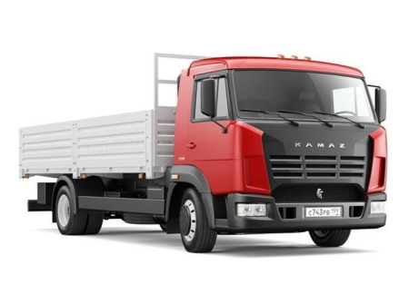 Truck KAMAZ 4308 3D Model