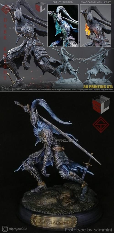 Artorias Dark Knight – 3D Print