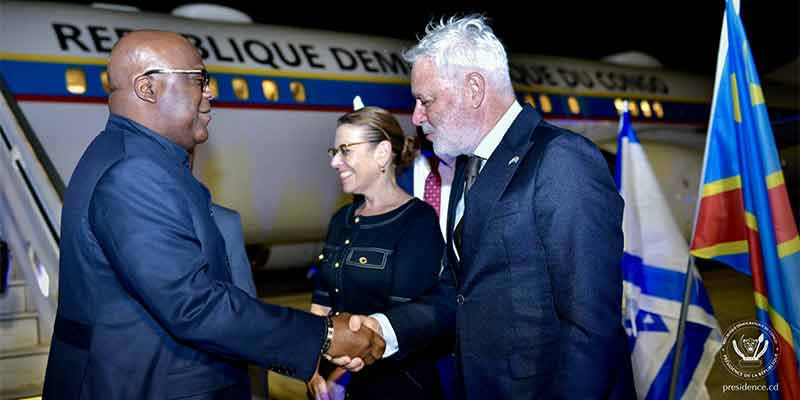 RDC. Le Président Félix Tshisekedi est arrivé en Israël pour une visite de travail