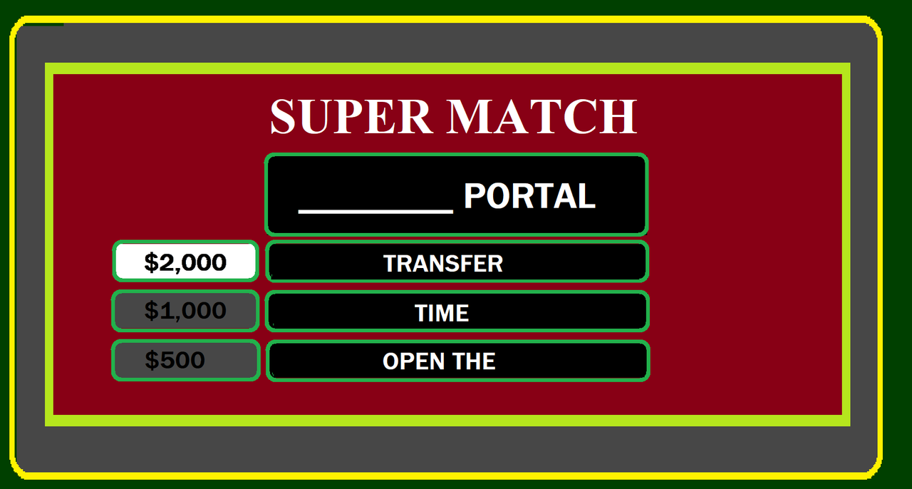 Match Game Episode 4 (TNT) (Archive) NGC Net Game Central