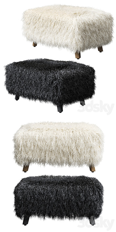 Cabana Footstool Yeti Timothy Oulton