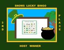 snows h 3rd bingo