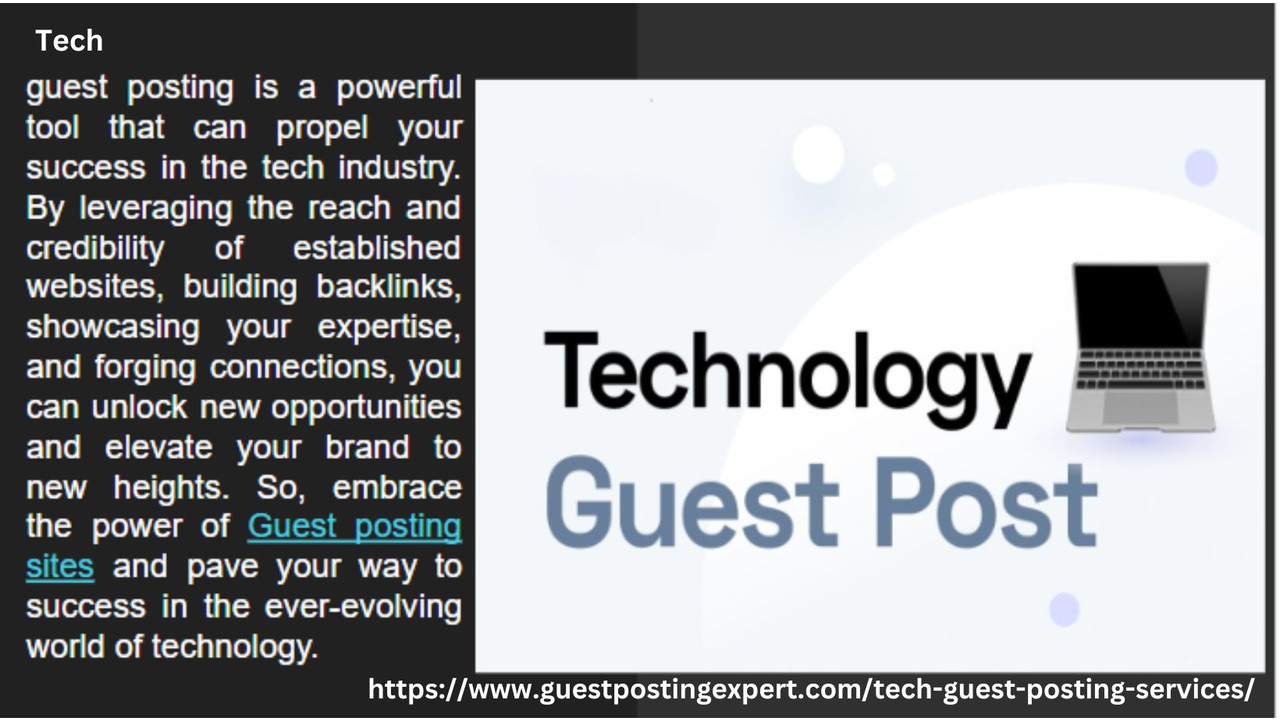 Technology  Guest Posting Services