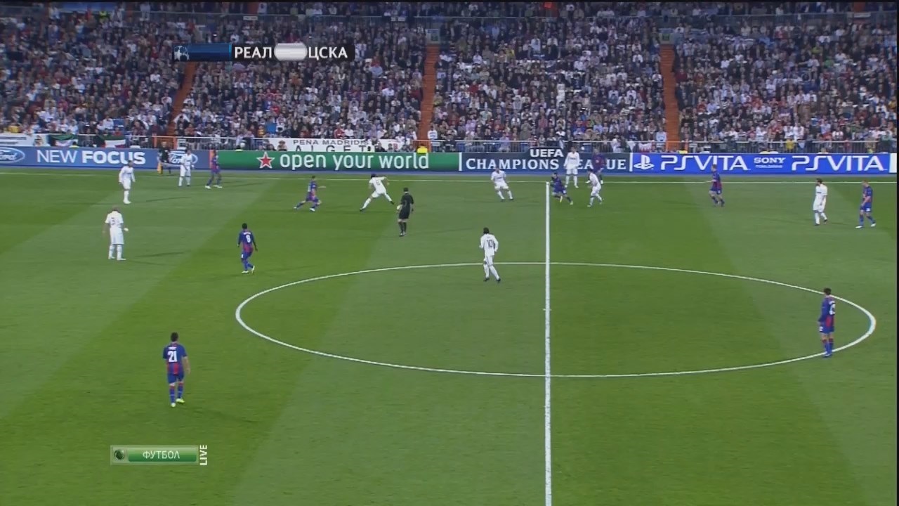 Champions League 2011/2012 - Octavos de Final - Vuelta - Real Madrid Vs. CSKA Moscú (720p/400p) (Castellano-Ruso/Alemán) 3