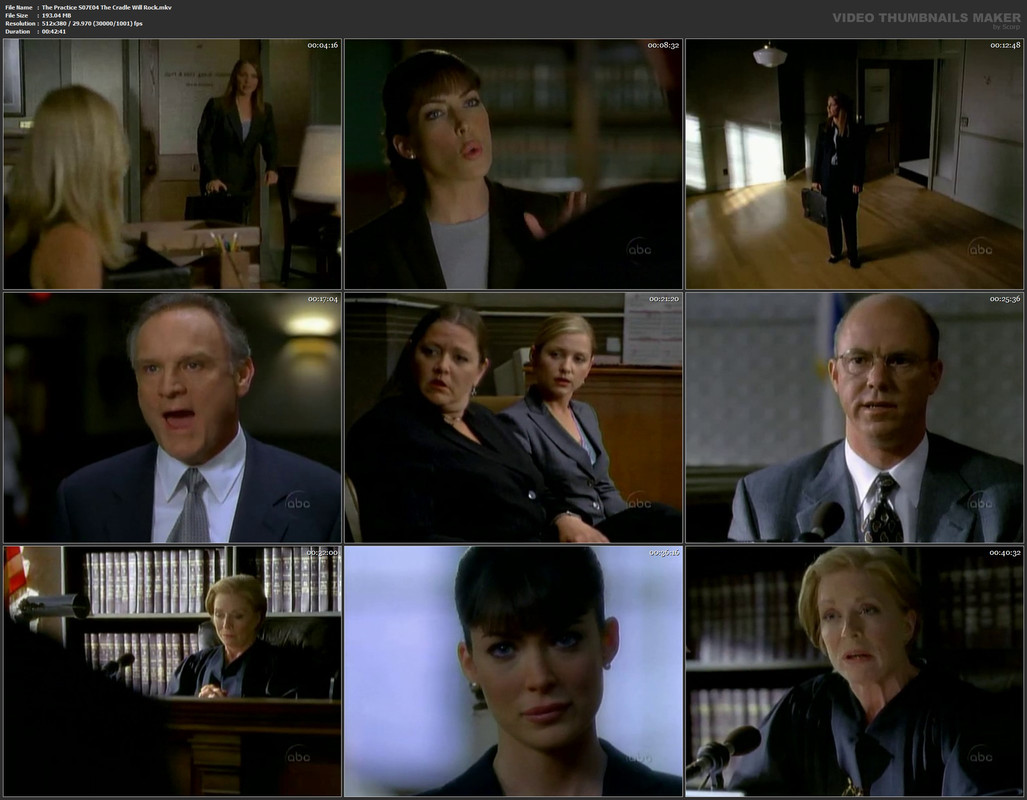 The Practice S07E04 The Cradle Will Rock.mkv