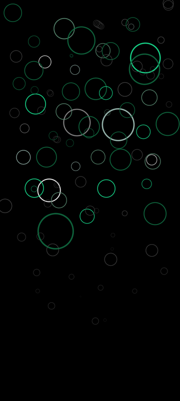 green circles
