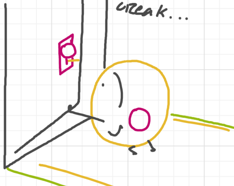 A panel from A Murder On The, episode six of the Board Boards object show by Furretwalk/WalkingFurret.