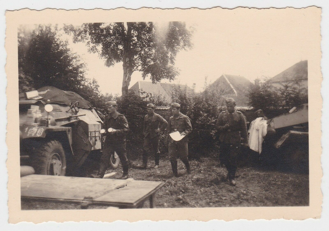Foto Militär Wehrmacht Leichter Panzer-Spähwagen
