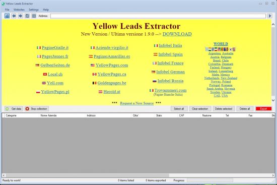 Yellow Leads Extractor 7.5.0 Multilingual