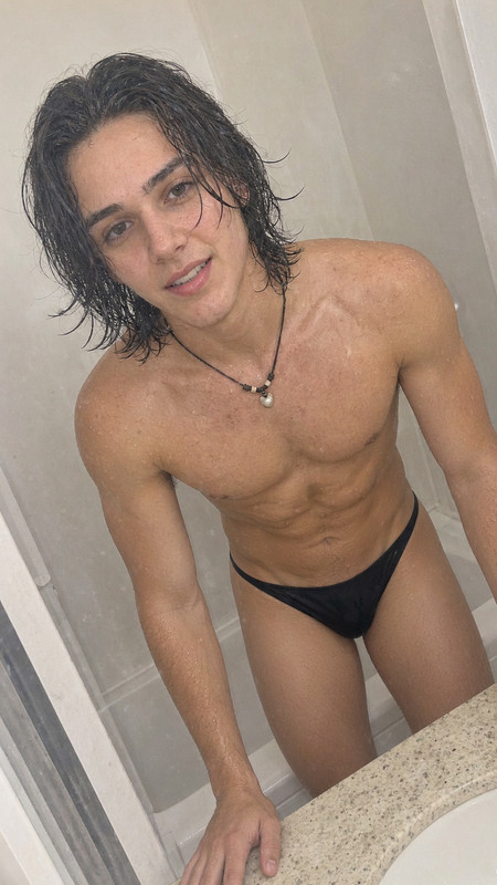 Portrait of Adrian Eden femboy nudist twink