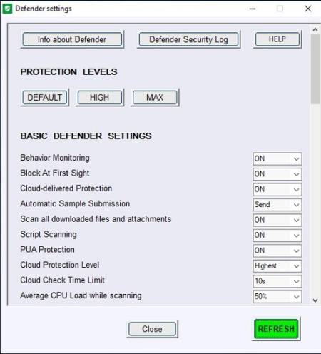 ConfigureDefender 3.1.1.1