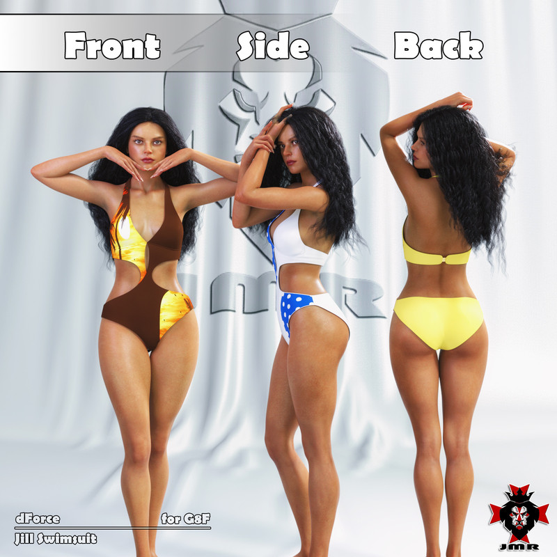 JMR dForce Jill Swimsuit for G8F 2 Promo