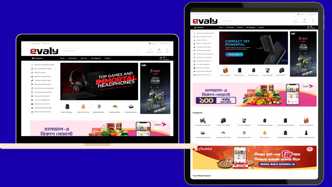 Ecommerce  Website Laravel 6
