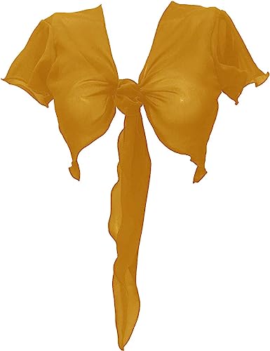 Women's Chiffon Choli Blouse Short Sleeve Tie Crop Top Shrug Belly Dance Gypsy - Bild 24 von 63