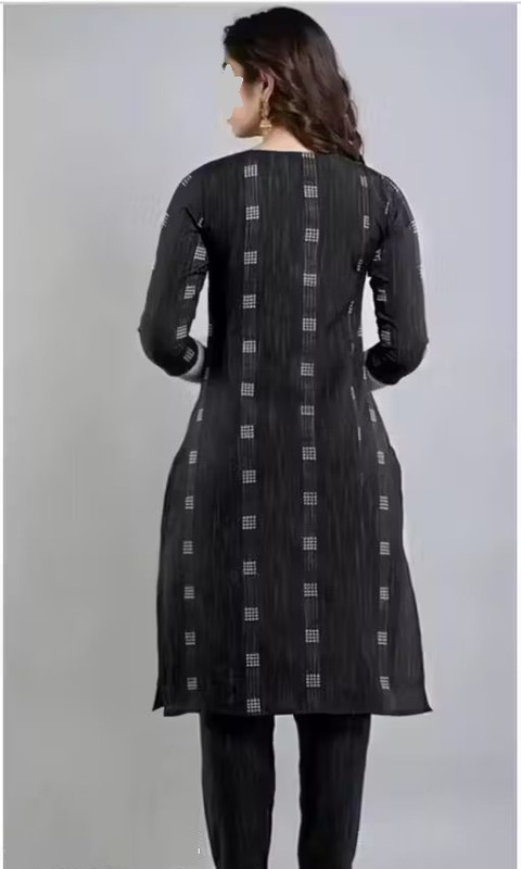 #Kurti and pant with Dupatta For women #Womenfashion# fashion #cottonwear#Emboideryblackkurtiandpant Color 1 (KS133)