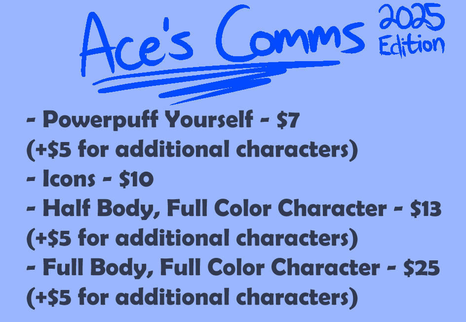 commission prices right now