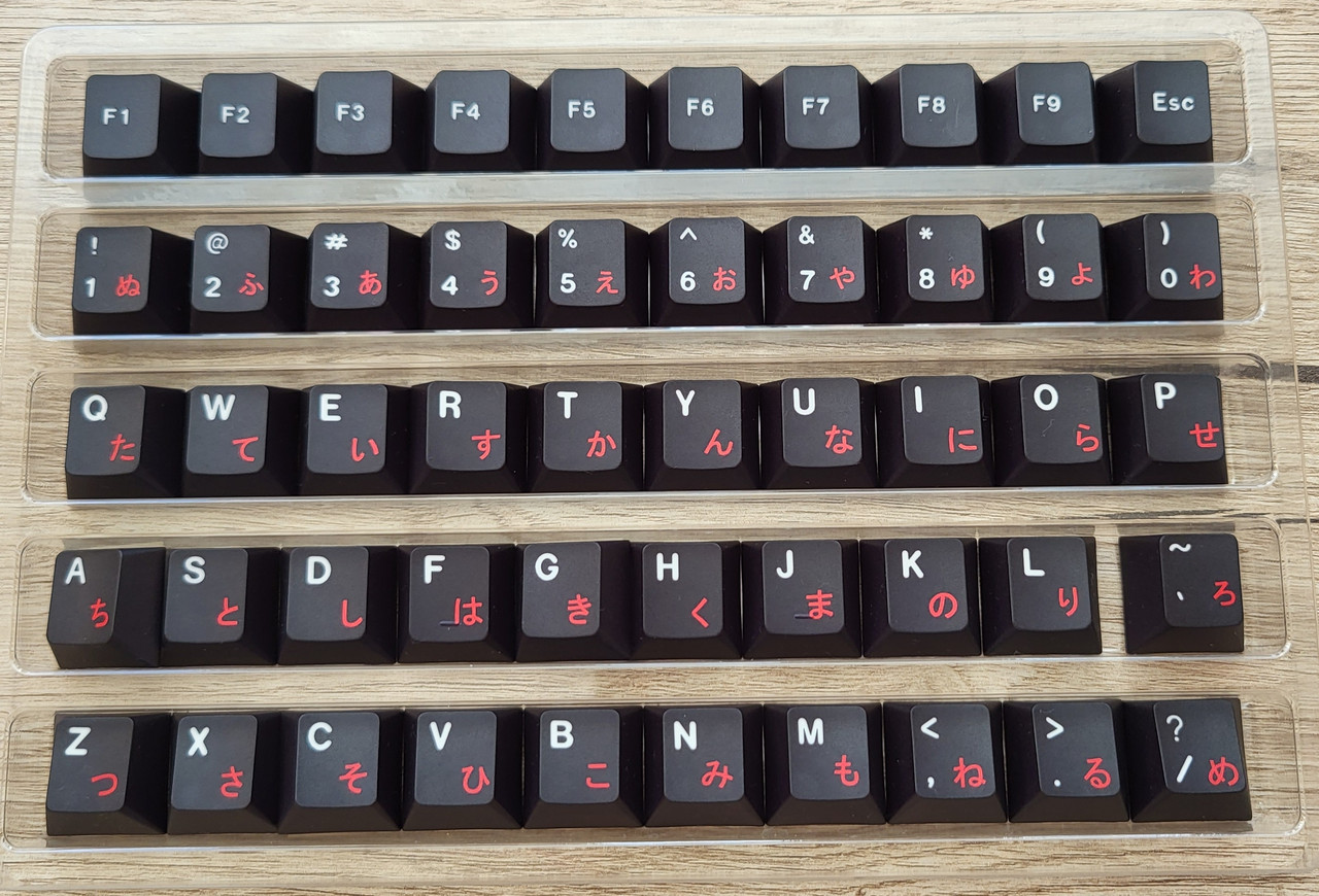 Cherry WoB+ Red Katakana PBT dye sub - 1100грн