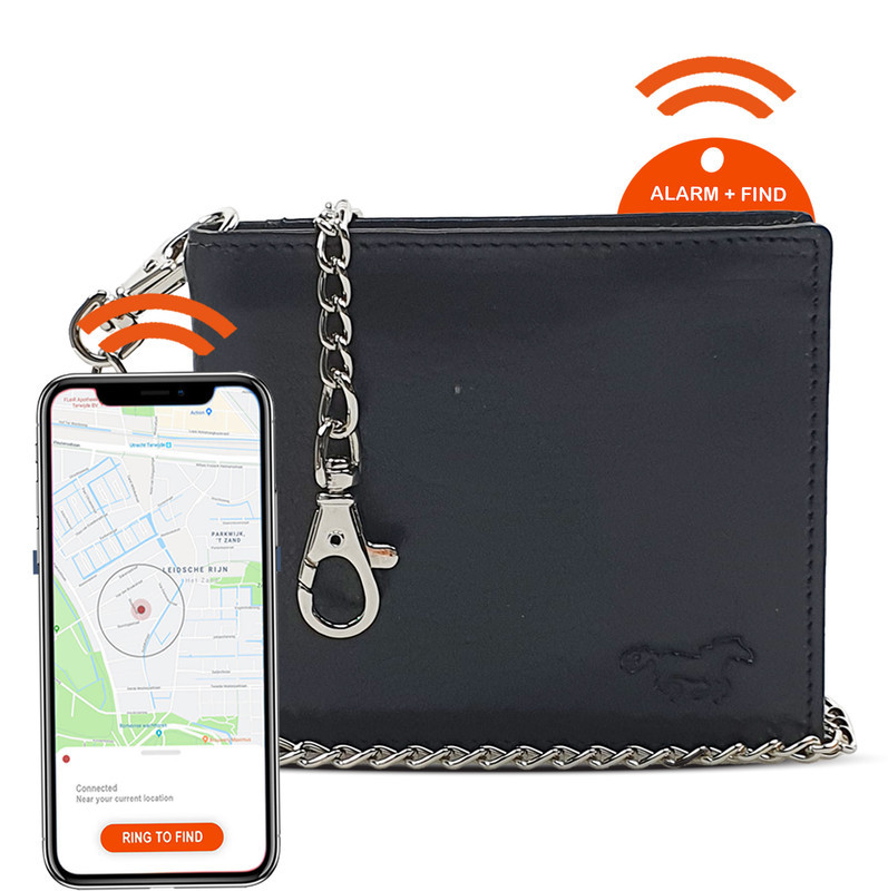 Westport Portemonnee met GPS bluetooth tracker keyfinder Westport Portemonnee met GPS bluetooth tracker keyfinder