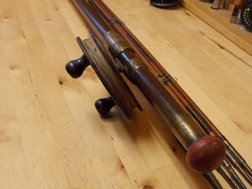 Sold at Auction: Vintage greenheart wood ''Spey casting'' style rod