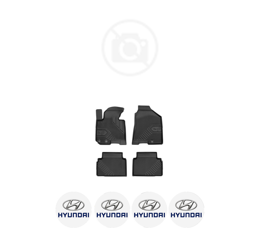 Set covorase presuri HYUNDAI ix35/TUCSON | LM din 2003-2012, auto, din cauciuc thermoplastic, 4 Stickere auto cu HYUNDAI