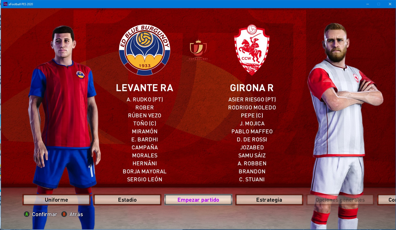 Escudos, Kits y Scoreboards genéricos en la 2a de España