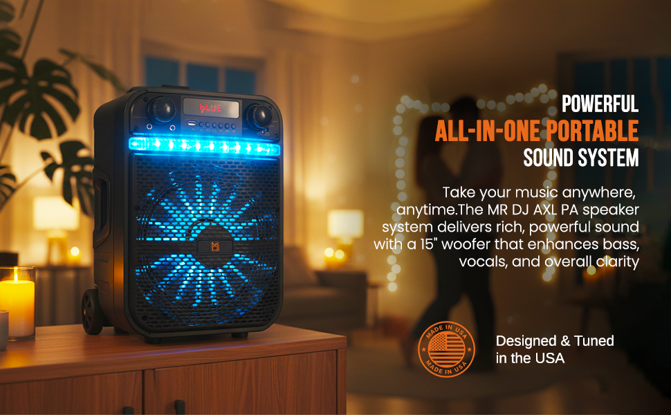 All-in-one portable sound system