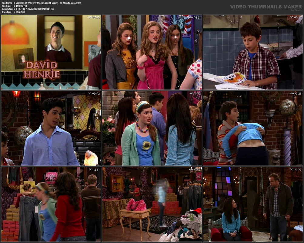 Wizards of Waverly Place S01E01 Crazy Ten Minute Sale.mkv