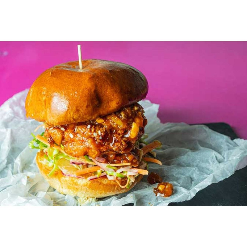 Crispy Korean Chicken Burger