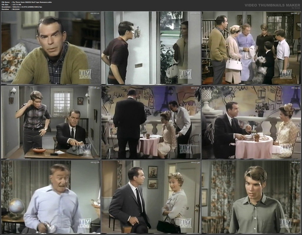 My Three Sons S06E02 Red Tape Romance.mkv