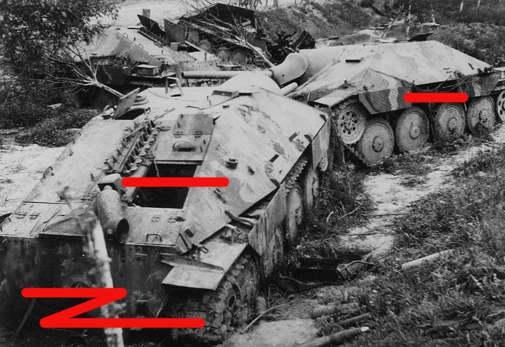 Jagdpanzer 38(t) Hetzer somewhere in Czechoslova