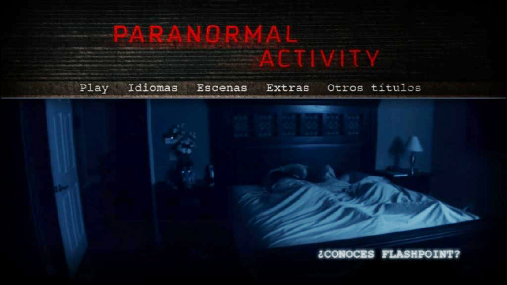 PARANORMAL ACTIVITY MENU - Paranormal Activity [2007] [Terror] [DVD9] [PAL] [Leng. ESP/CAT/ENG] [Subt. ESP/CAT]