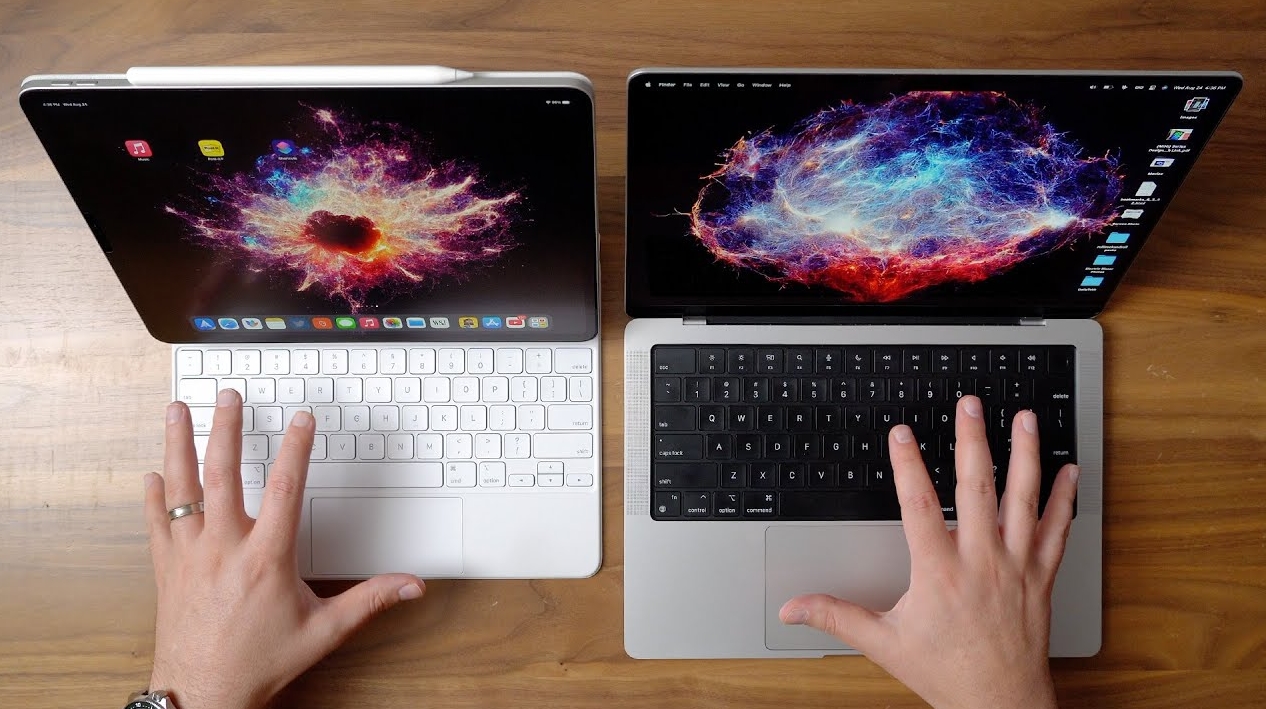 Тест эргономики: сравнение удобства печати на клавиатуре Magic Keyboard для iPad и ноутбуке MacBook