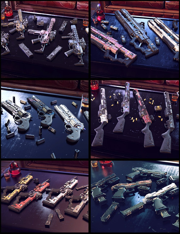 Cyberpunk Weapon Bundle Cyberpunk Weapon Bundle