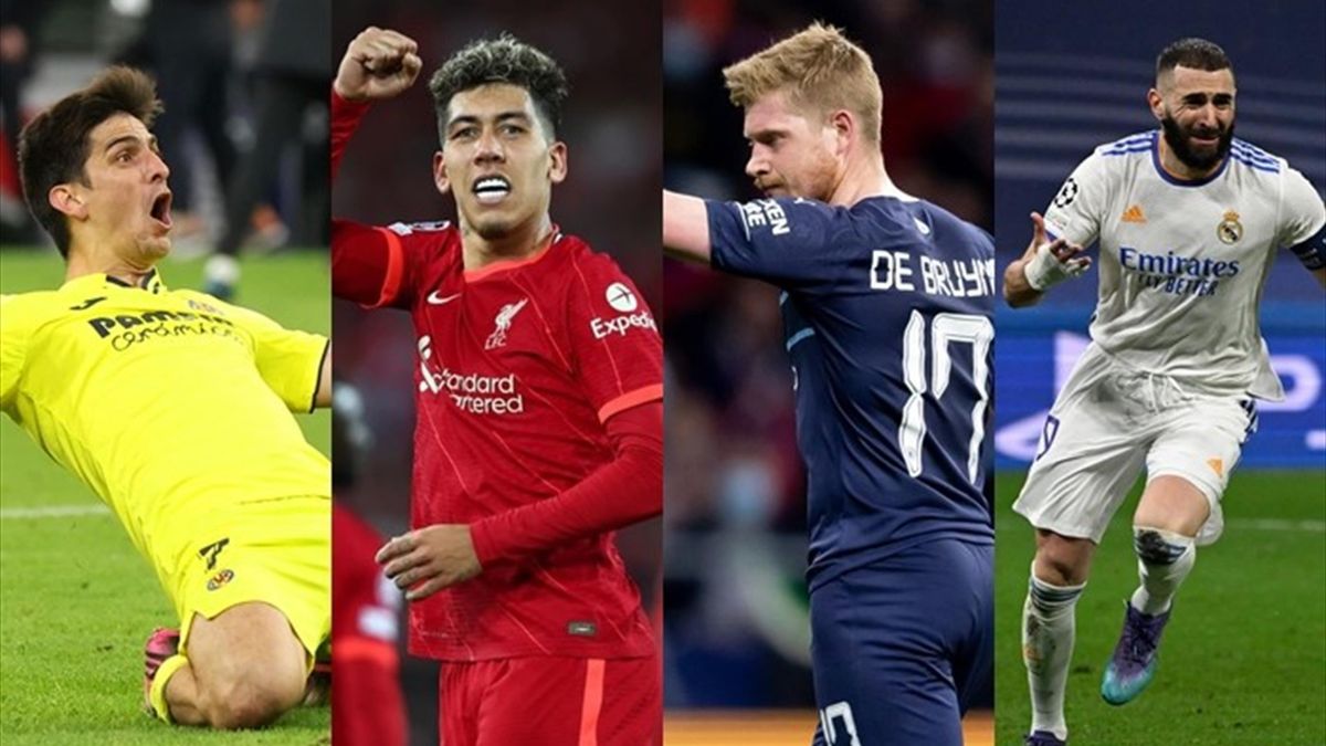 Champions League Semifinali: Manchester City-Real Madrid e Liverpool-Villarreal