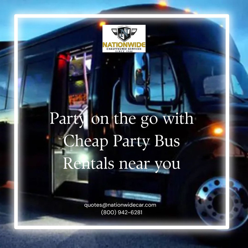Cheap Party Bus Rentals Near Me