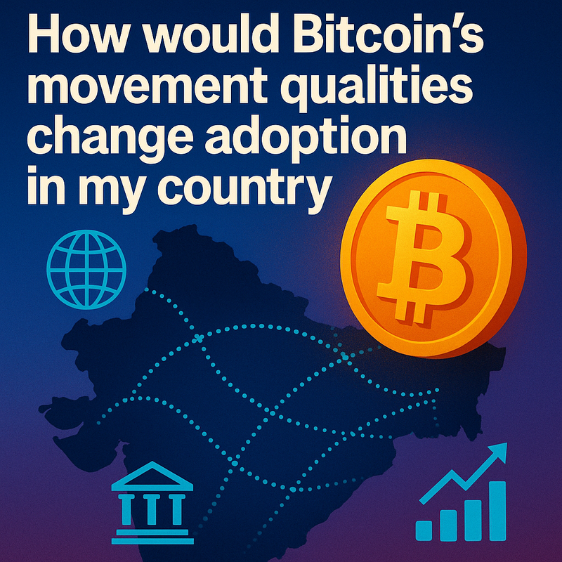 How would Bitcoin’s movement qualities change adoption in my country
