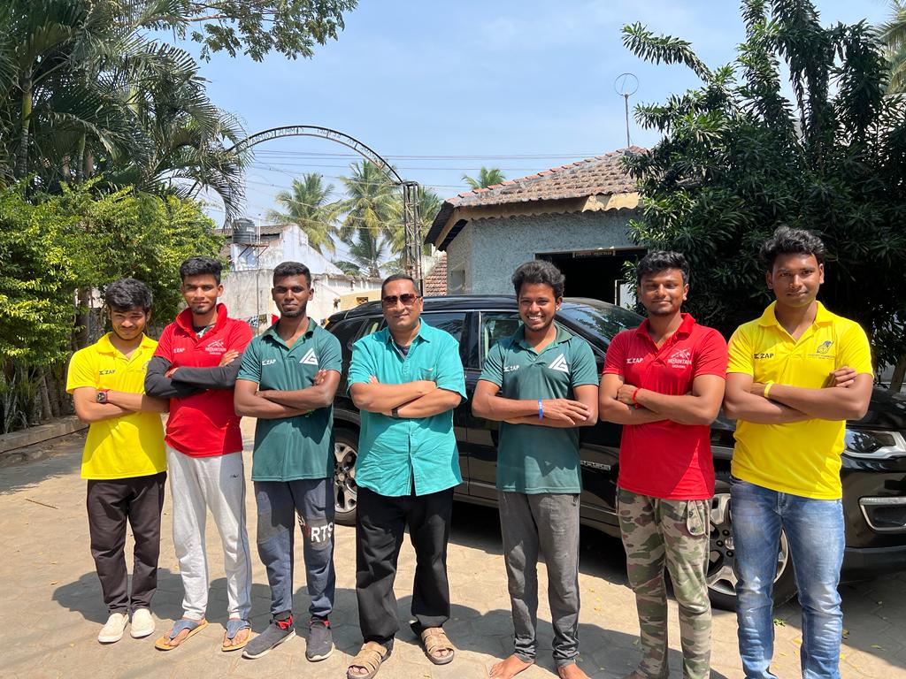 Rev. John with Students