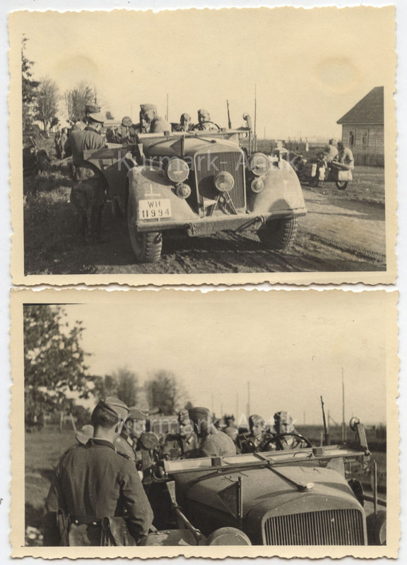 Fotos Wehrmacht Div Aufklärungs Abtl 12 Russland PKW Kübel von Seydlitz rkt
