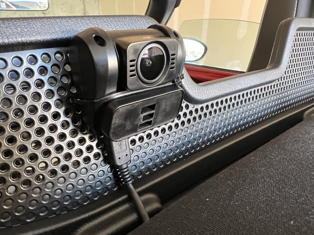 MX-5 Miata Forum - Came up with Viofo A129 dashcam rear mounting solution