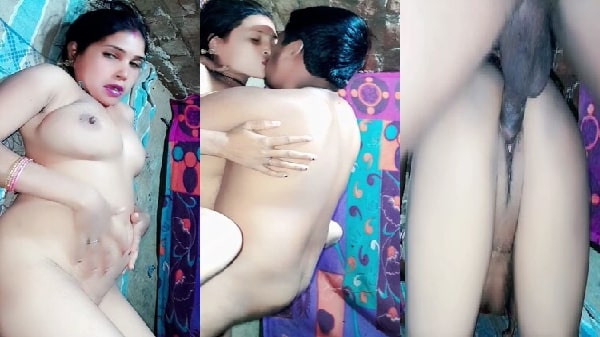 Fucking village sister-in-law wearing Banarasi saree