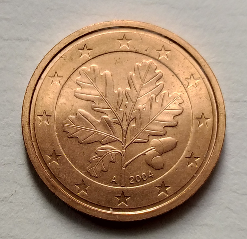 Alemania 2 Céntimos 2004 A Canto sin ranura 2 anv