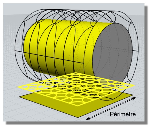  [ AUTRES LOGICIELS ] RHINO 3D - transformer une plaque en cylindre - COURBER ? P-rim-tre