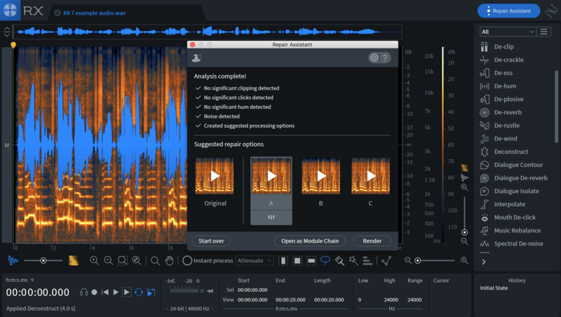 iZotope RX 10 Audio Editor Advanced v10.5.0 (x64)  RX-7-with-Repair-Assistant