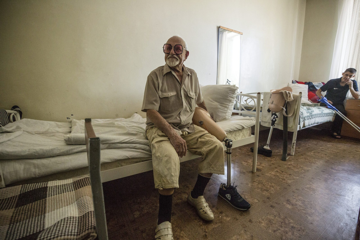 Ucrania pide prótesis para militares y civiles mutilados