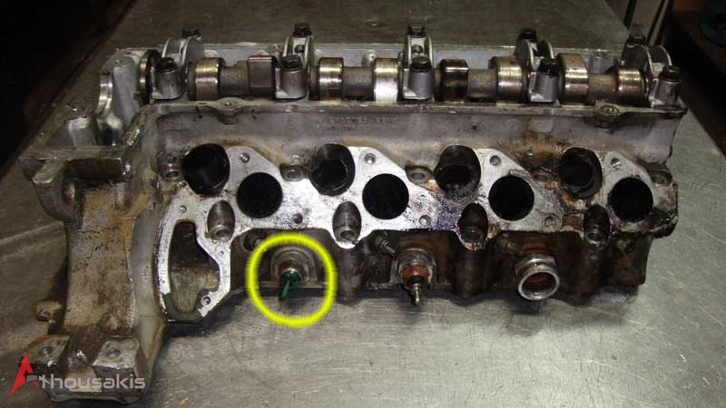 Detalle de ubicación termovalvula