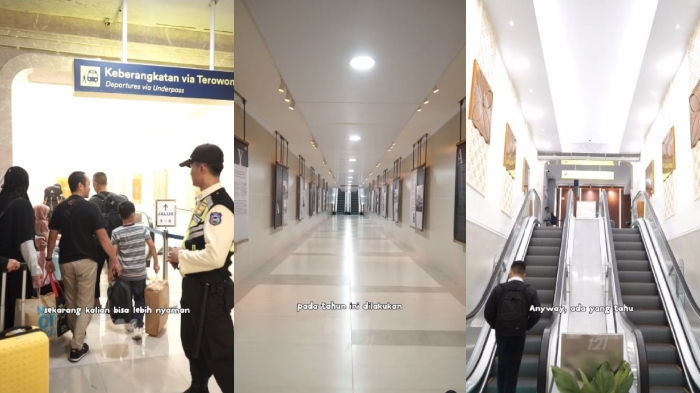 Potret area underpass, fasilitas baru di Stasiun Yogyakarta.