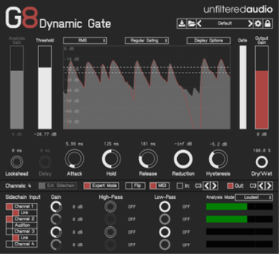 Plugin Alliance Unfiltered Audio G8 Dynamic Gate v1.3.0 MacOSX