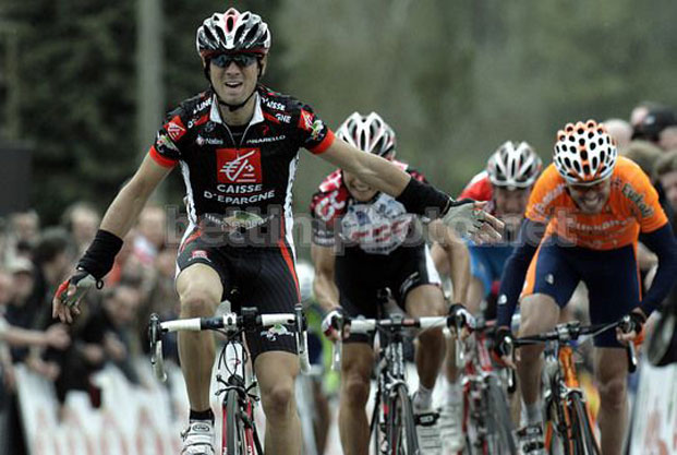 Valverde ottiene la prima vittoria alla Freccia Vallone nel 2006 (foto Bettini)